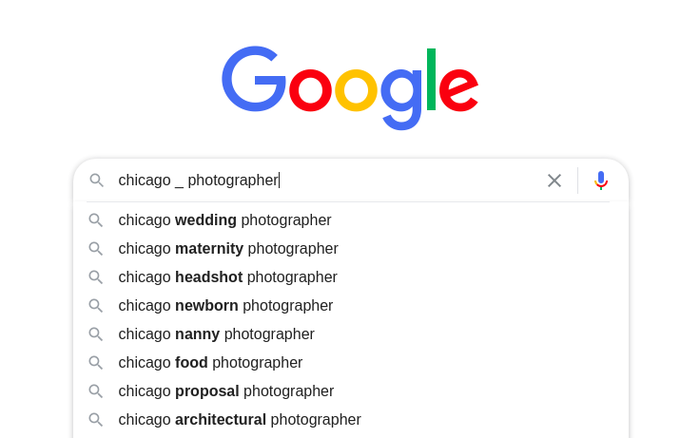 Google Autocomplete predictions 7