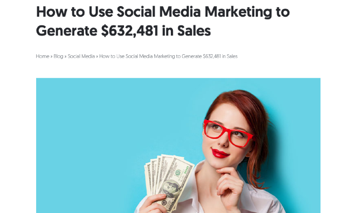 How To Use Social Media Marketing To Generate  632 481 In Sales