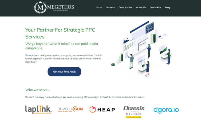 Premier PPC Agency   Home   Megethos Digital