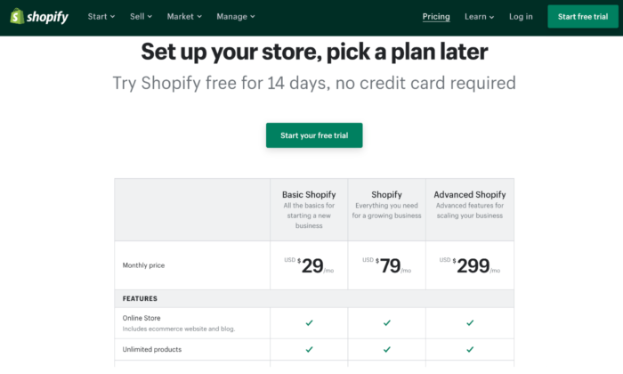 Shopify Pricing   Setup And Open Your Online Store Today – Free Trial And Desktop — Local