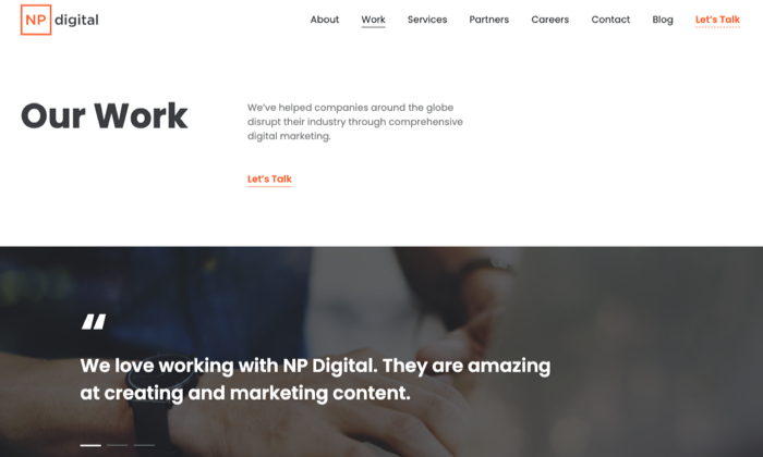 Work   Neil Patel Digital  Helping You Succeed Through Online Marketing 