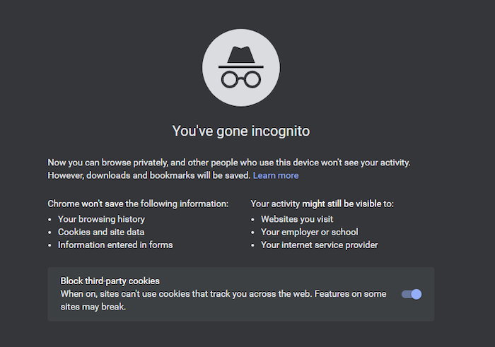 duckduckgo vs incognito