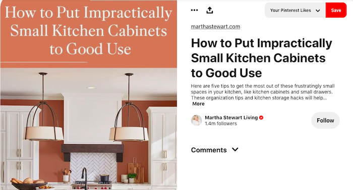 Martha Stewart living ecommerce example