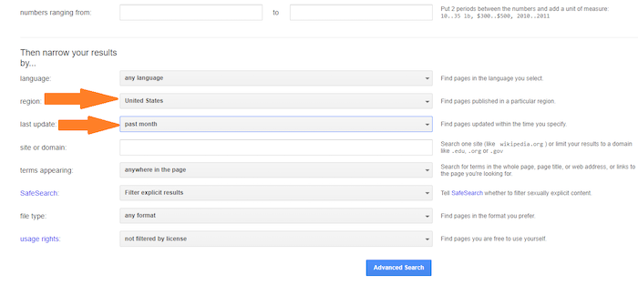region and last updated SERP preferences instagram influencer guide