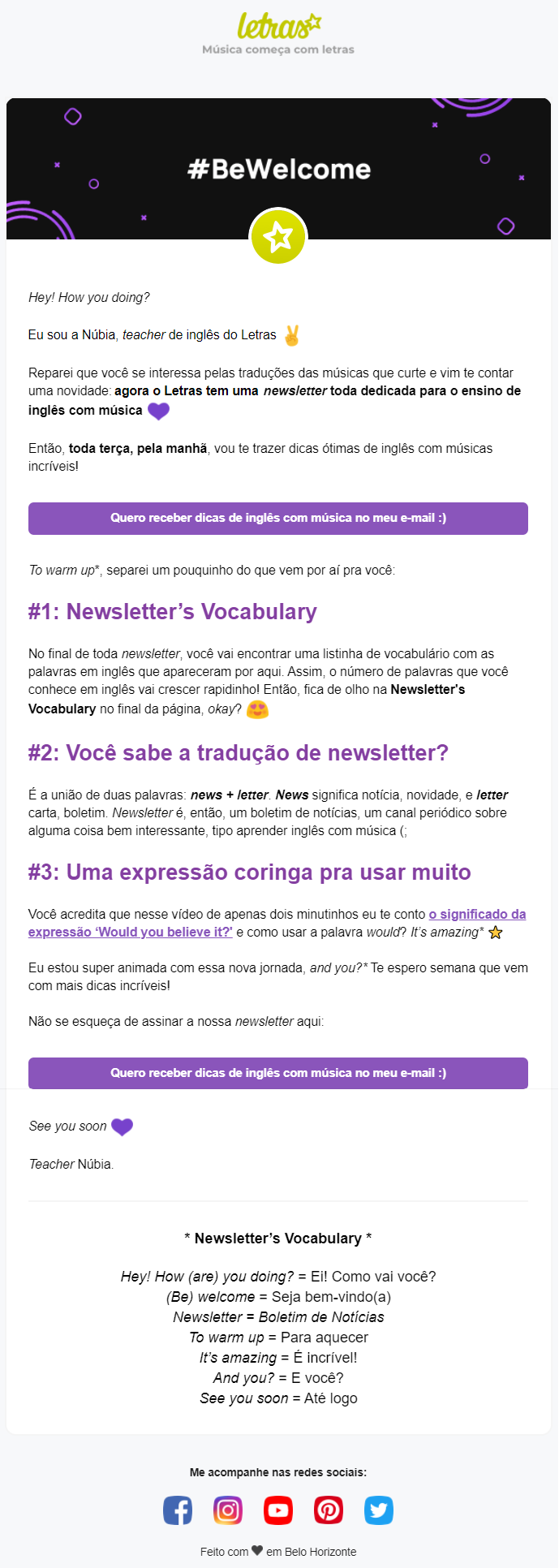 Letras.mus.br - Via E-mail marketing