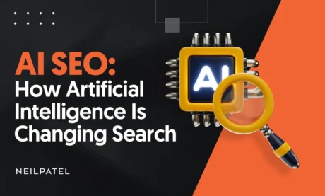 A graphic that says "AI SEO: How Artificial Intelligence is Changing Search"