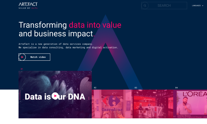 Artefact   A Data Consulting   Digital Marketing Agency