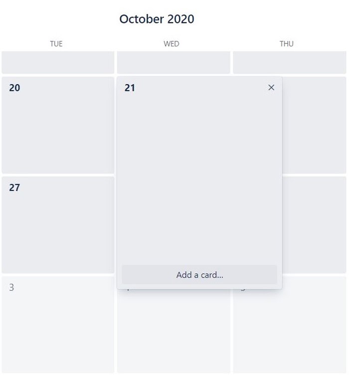 add card in trello marketing calendar