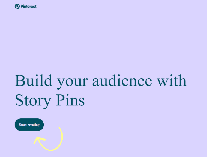 pinterest story pins screenshot from website