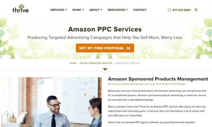 Amazon PPC Services   Thrive Internet Marketing