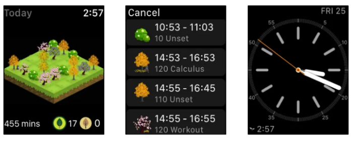 Apple Watch Apps Forest app