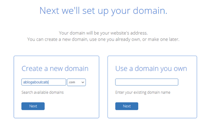 إعداد اسم المجال الجديد الخاص بك مع Bluehost