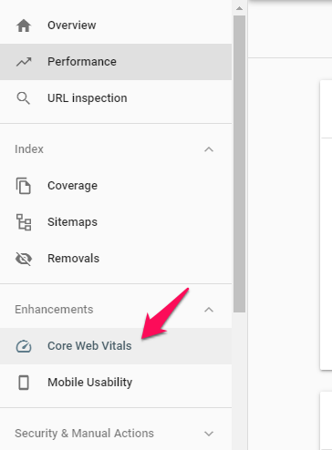 Core Web Vitals On Search Console