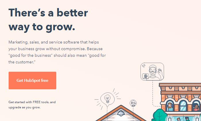  Hubspot landing page example