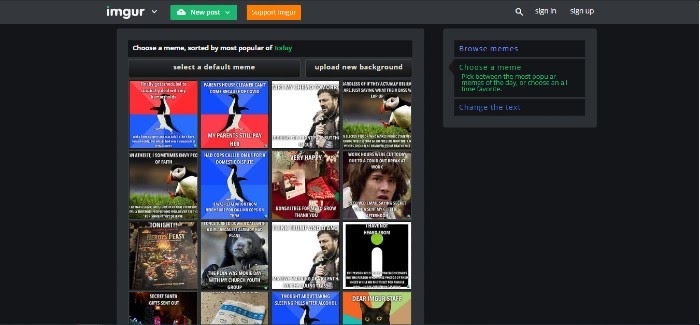 Creating Memes for Marketing on Imgur Choose an Image