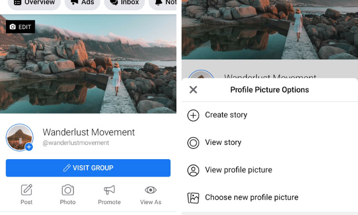Facebook Polls creating one on facebook stories