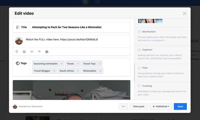 Facebook Polls how to add a video poll