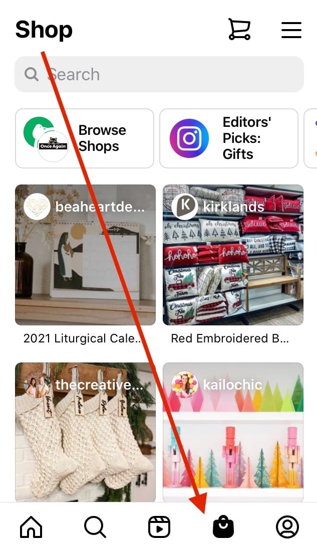 How to Shop Shops on Instagram