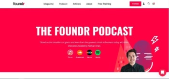How To Start A Podcast The Foundr Podcast 350x163 