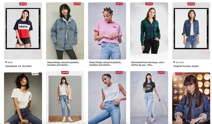 styled by levis microsite pinterest collaboration
