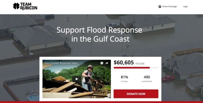 team rubicon microsite