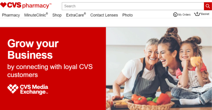 CVS retail media example