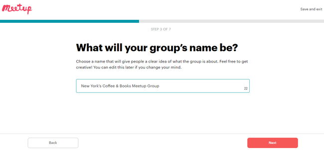 How to choose your group name for your Meetup group