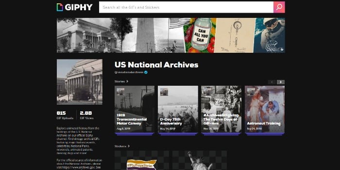 National Archives Gif Channel on Giphy
