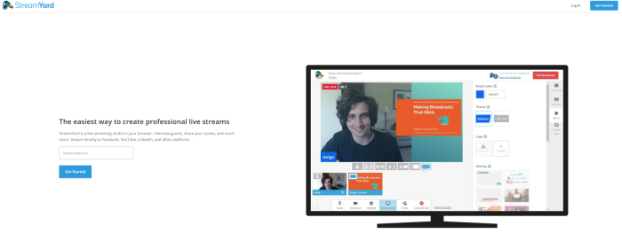 Google Hangouts on Air alternative Streamyard