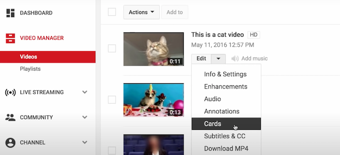 YouTube Audit Optimize CTAs
