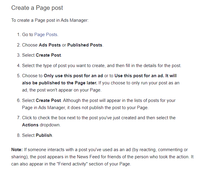 facebook organic reach dark posts 