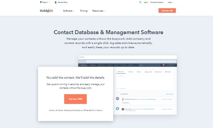 contact management software free download