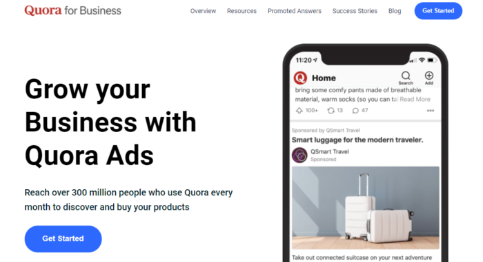 quora ads screenshot guide to lead gen for quora 