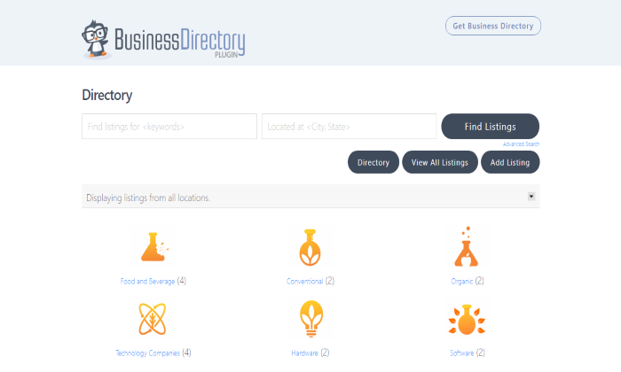 Business Finder Directory