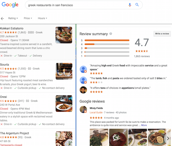  Looking For Google Review Summaries