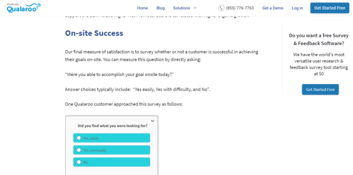  Measure UX -Qualaroo Customer Success Survey 
