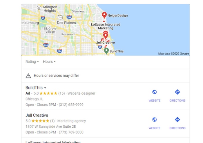 duckduckgo seo local listing