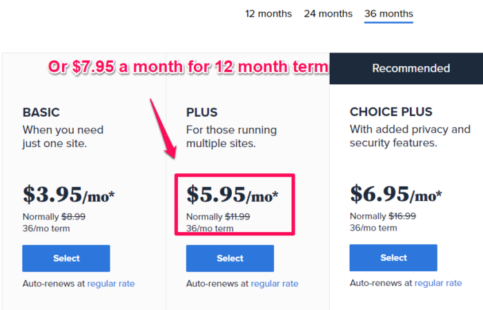 Ecommerce Overhead Domain Pricing