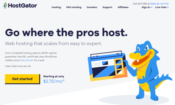 hostgator cheap web hosting