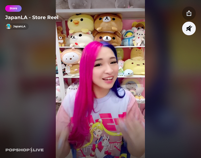 livestream shopping JapanLA