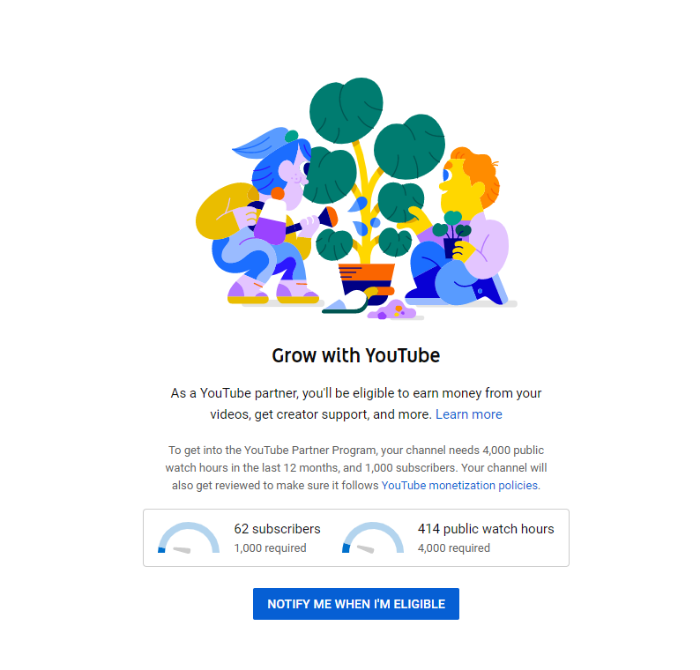 how to monetize youtube videos - requirements