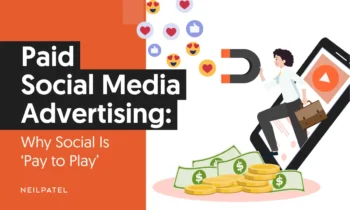 A graphic that says "Paid Social Media Advertising: Why It's Pay To Play."