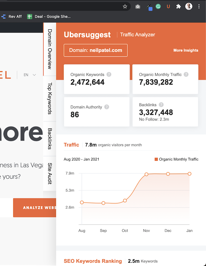 ubersuggestu - A New Way to Do Keyword Research