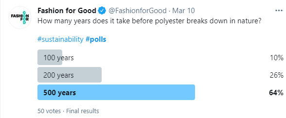 advanced twitter tip - use polls fashion for good