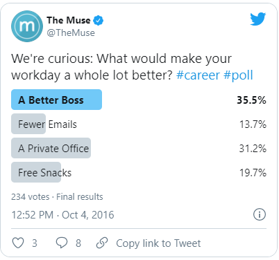advanced twitter strategy - content question in polls