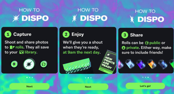 how to use the dispo app