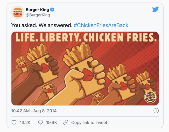 Great Food Advertisement Examples - Burger King