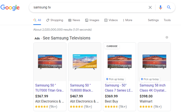 google ads examples make your first sale 