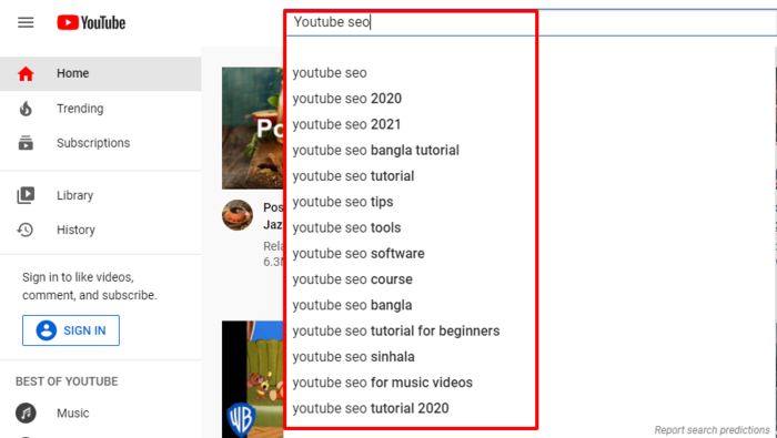 When looking for YouTube keywords everywhere, make sure to utilize the suggestions from YouTube.