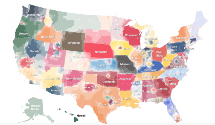 map example of data visualization 